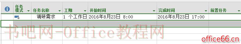 project 设置工期为1个工作日，但开始时间与结束时间不是同一天，如何解决或者是设置