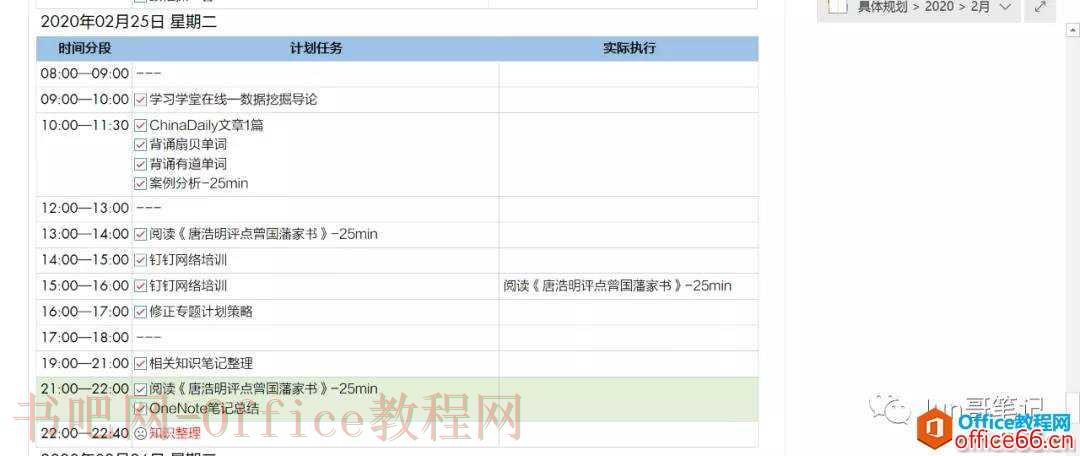 OneNote 火爆全网的日规划模板是怎么来的？