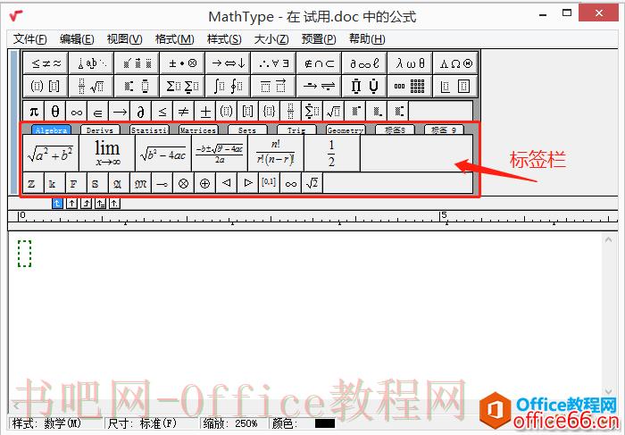 MathType中如何把常用符号放一起？MathType自定义标签了解一下